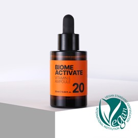 BiomeActivate [Ba liquid] [Vitamin] Vitamin E 20% ampoule [25ml] Powerful antioxidant, dryness improvement, intensive care, skin moisture barrier, elasticity, skin texture, skin protection, maximum content of tocopherol / [바액] [비타민] 비타민 E 20% 앰플 [25ml] 강