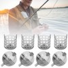 FECAMOS Fishing Feeder, Exquisite Fishing Bait Cage Fast Sinking PE