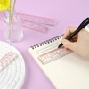 BAYTORY 6 Pieces Clear Plastic Rulers 12 Inch Transparent Acrylic