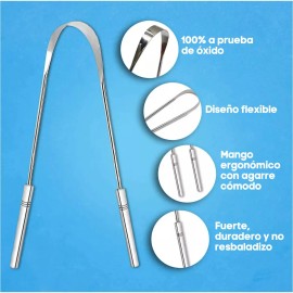 Universo en Linea Cepillo Lengua Silicon Limpiador Lingual Limpieza Bucal