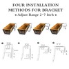 2 Pack 24 Inch Window Boxes Planters Railing Planter Box