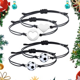 TZQFROCE Pack of 4 School Child Bracelet First Day of School Girls Boys School Child Bracelet Jewellery Birthday Gifts for Teenagers Adults Girls Boys