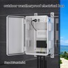 Waterproof ABS Enclosure Cabinet Junction Box, Ventilated Design, Indoor/Outdoor Use,