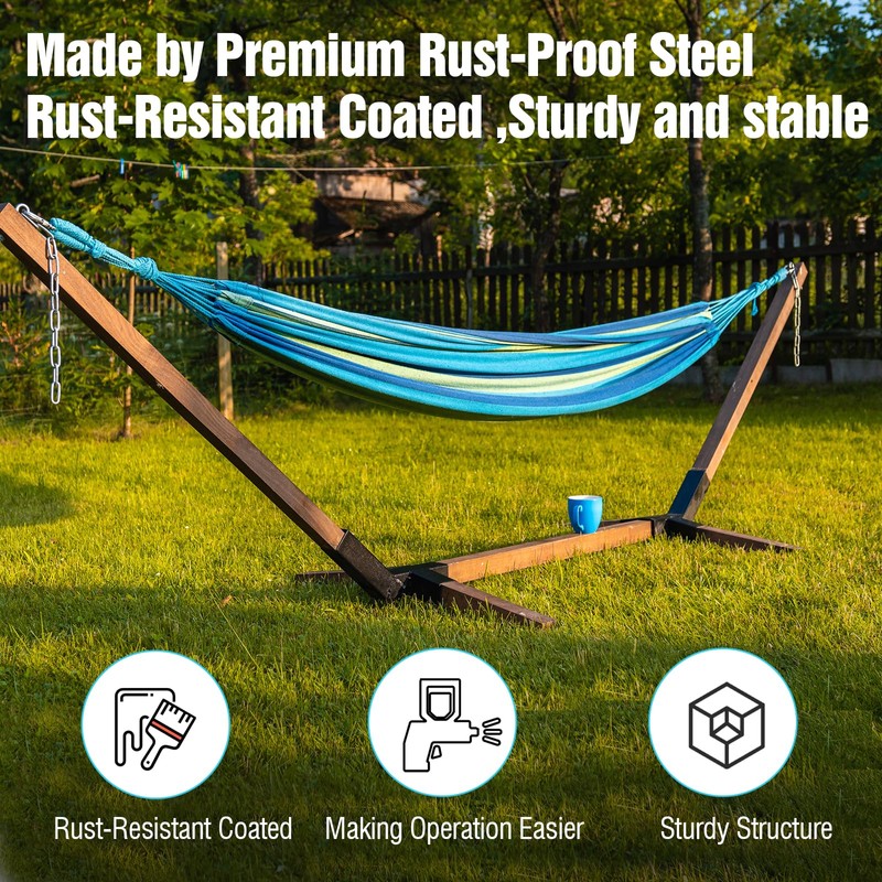 TOPTGO Hammock Stand Bracket, Heavy Duty DIY Hammock Bracket Kits