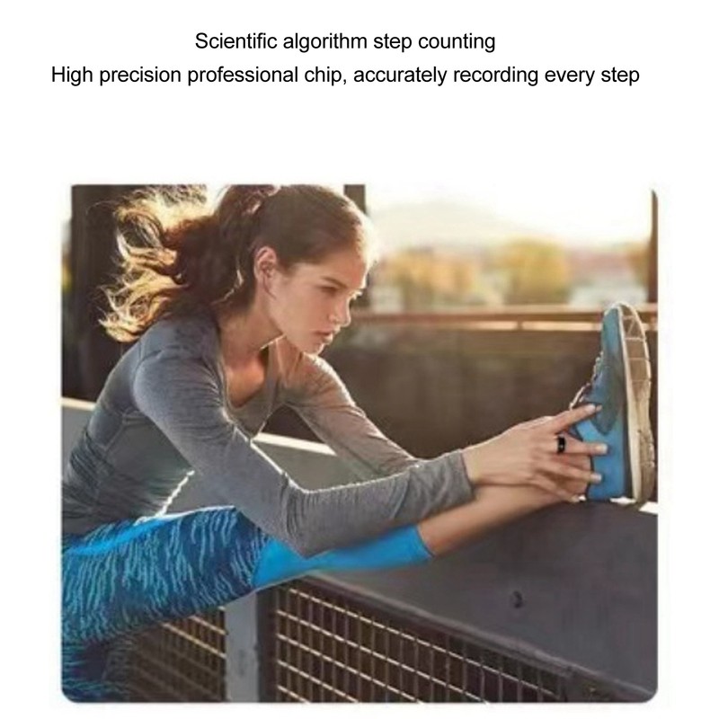 Mobile Phone BT Connection Smart Ring Health Tracker Rechargeable Waterproof
