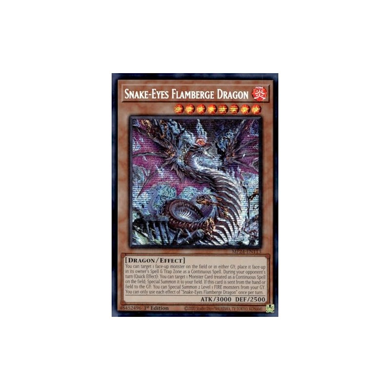 Snake-Eyes Flamberge Dragon - MP24-EN113 - Prismatic Secret Rare -