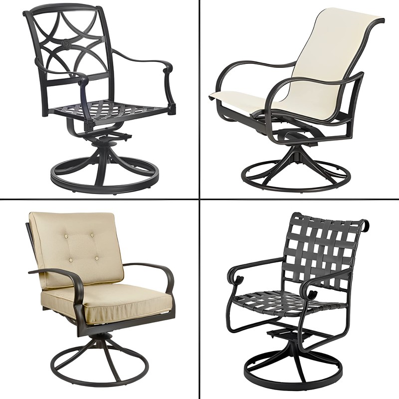 Project Patio Swivel Rocker Chair 1/2" Nylon Stem Bumper Outdoor