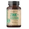 Zinc + Histidine with 180 Vegan Capsules Thanks to Histidine