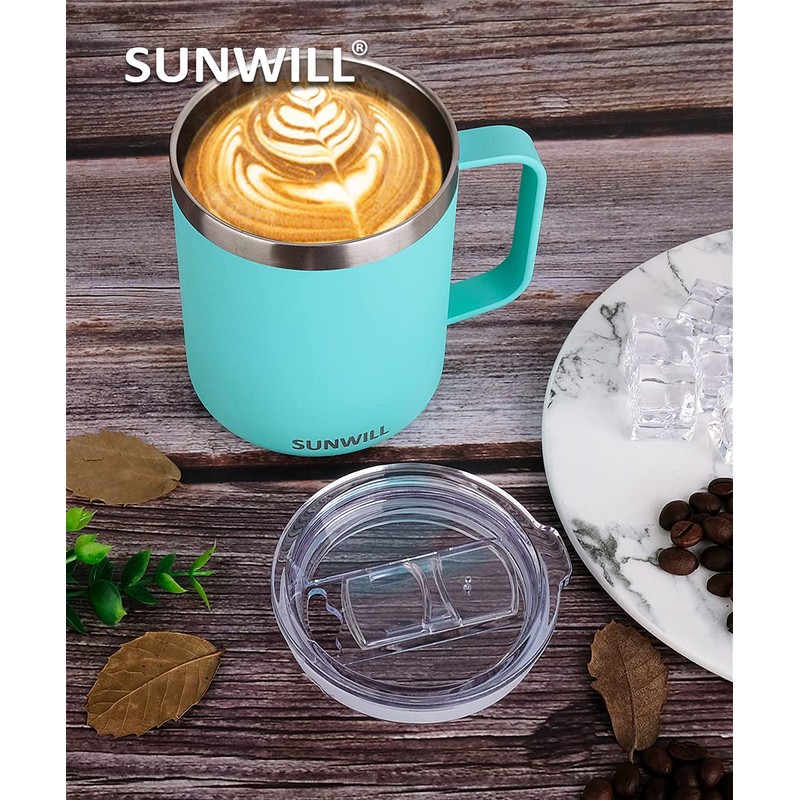 Lid for SUNWILL 14oz Mugs and 20oz Tumblers Only, Spill