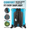 Sylsmart Battery Powered Backpack Sprayer 4 Gallon, 120PSI Adjustable Pressure