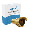 kör4u 1/2" Quick Coupling with Lock Nut and Hose Nozzle