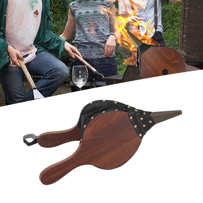 Fire Stove Blower Wooden Manual Fire Place Bellow for Fire