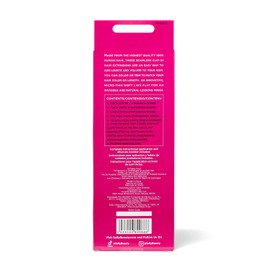 Satin Strands 18 Inch Blonde Seamless Clip in Hair Extensions, 100% Human Hair, Add Length and Volume