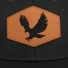 Eagle Baseball Cap for Eagle Lovers,Leather Trucker Hat Snapback Hat