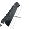 longbowmaker Black Archery Arm Guard Adjustable Cow Leather Antique Bracer