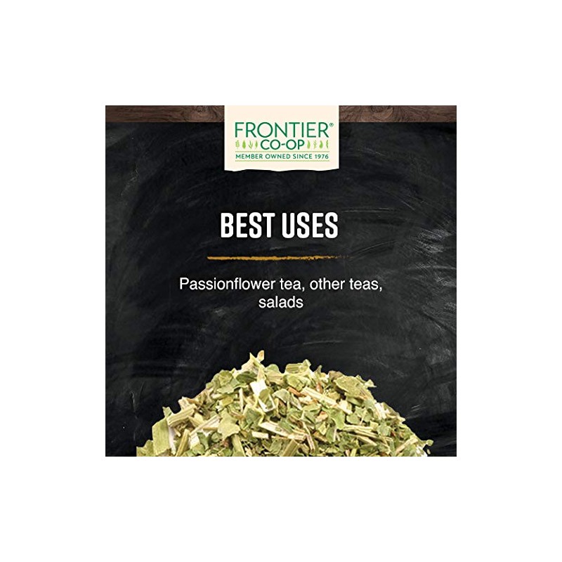 Frontier Co-op Passion Flower Herb, Cut and Sifted, Kosher, Non-irradiated