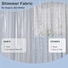 20x10 ft Wrinkle Free Silver Sequin Backdrop Curtain for Parties,Thick
