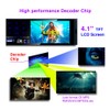 Baceyong Car Radio Bluetooth FM Tuner 4.1 inch Touch Screen