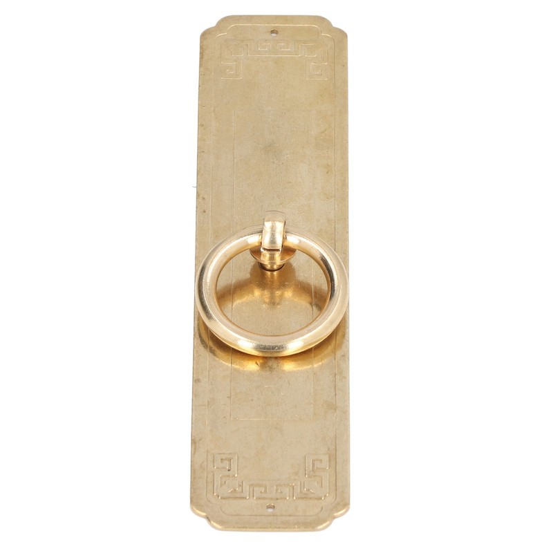 Cabinet Door Handle Chinese Furniture Antique Pattern Pure Copper Cabinet