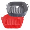 Golden Associate Silicone Liners for Air Fryer - 2 Pack