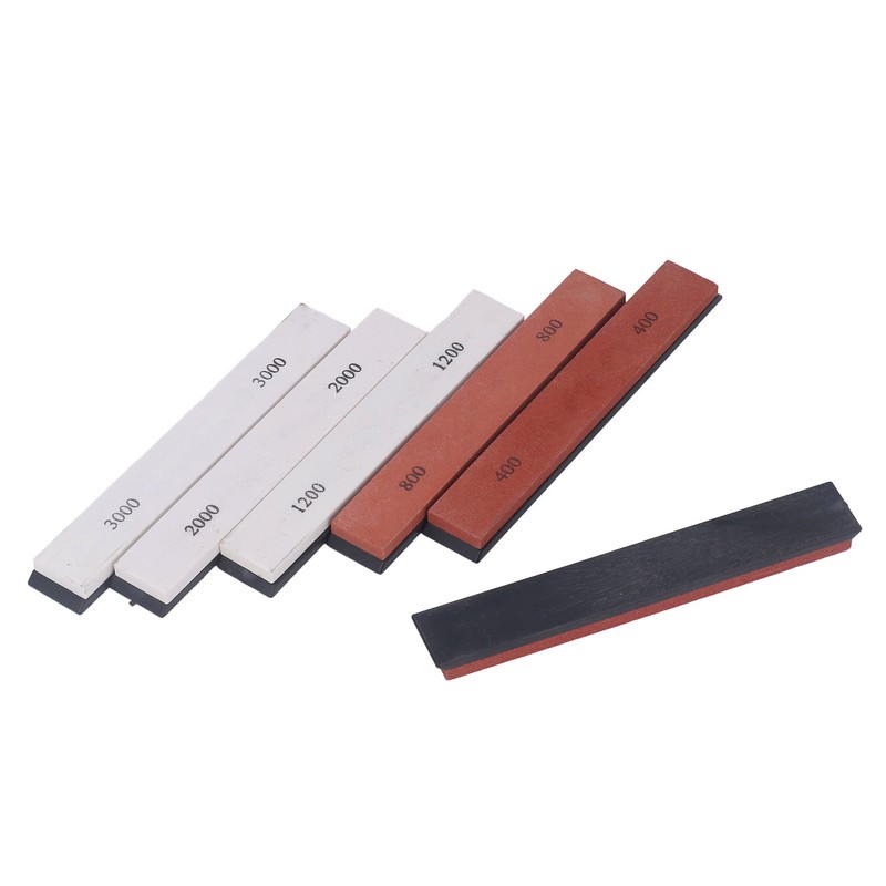 6PCS Knife Sharpening Stone 180 400 800 1200 2000 3000