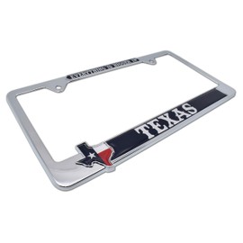 Bigger in Texas Metal License Plate Frame