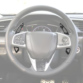 LANZMYAN ABS Paddle Shifter Extension Cover for Honda Civic 2016-2021