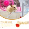 Mipcase Hamster Hide Tunnel Toy Breathable Pet Tunnel for Small