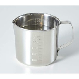TRUSCO Stainless Steel Beaker with Spout 0.5l 92x90 tsh634 m