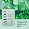 ALOH Peppermint Eucalyptus + Aloe Individually Wrapped Sanitizing Hand Wipes