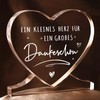 GoMelley Thank You Gifts, Heart Shaped Acrylic Home Decoration