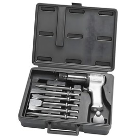 Ingersoll Rand 121-k6,Kit de martillo neumático Super Duty, 3000 BPM, carrera de 2-9/32", diámetro de 3/4", incluye maletín de transporte y seis cinceles variados