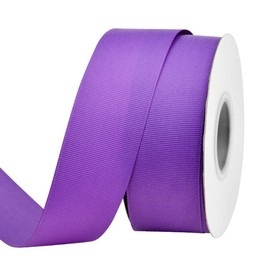 Ribest 1 1/2 inch Purple Grosgrain Ribbon 25 Yards Per Roll for Crafts Bow Maker Wreaths Gift Wrapping Hair Accessories Wedding