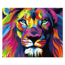 XLZJYIJ Paint by Numbers Adults, Hand Painted Oil Painting Kit for Girls Boys, DIY Hand Painted Oil Painting Kit with 3 Brushes and Acrylic Paint, Painting by Numbers Children Adults Beginners 40 x 50