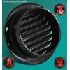 4 Inch Stainless Steel Vent Round Black Soffit Vent Cover