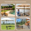 VANROUG Patio Umbrella Holder Clamp, Parasol Bracket, Outdoor Umbrella Mount