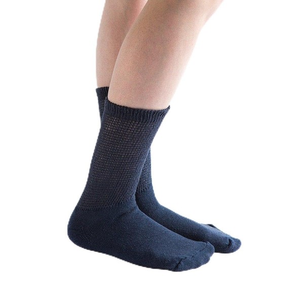 Doc Ortho Loose Fit Cotton Diabetic Socks for Men and Women, 6 Pairs, Crew