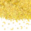 GoldRock Glitter Confetti Stars Gold, Glitter Stars Star Moon Confetti