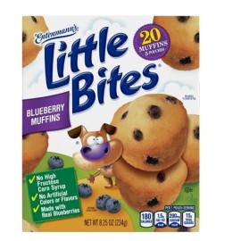 Little Bites Entenmann's Little Bites Blueberry Mini Muffins,