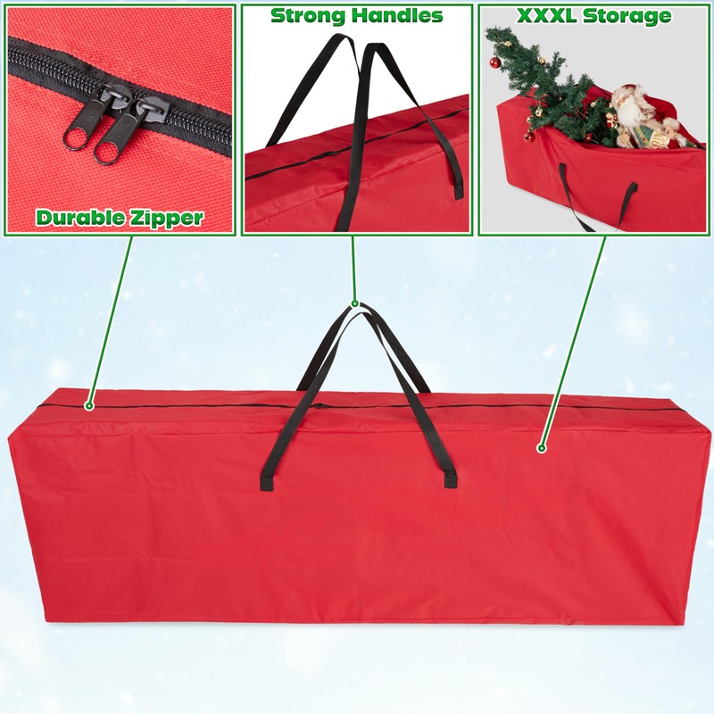 Christmas Tree Storage Bag - Zipped Christmas Storage Tree Bag