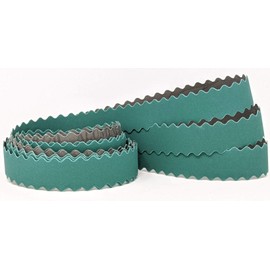 1X72 Knife Maker's Scalloped Edge Sanding Belts Extra Flexible Finishing Belts fit 2X72 Belt Sander Great for odd shapes and Knife Handle Contours (3 PK. 600 Grit)