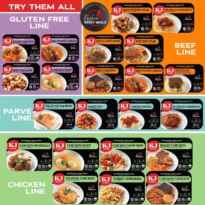 KJ Poultry Kosher Parve Ready Meals - Baked Ziti, MRE