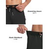 GEEK LIGHTING Mens Shorts Casual Cotton Drawstring Zipper Pockets Elastic
