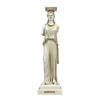 Caryatide Erechtheion Acropolis Athens Female Figure Greek Grey Patina Statue