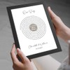 Picture A Gift Song Lyric Art - Personalise with a