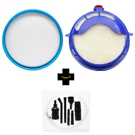 2-Pack Replacement for Dyson DC25 Vacuum Post 916188-06 & Pre Motor Filter 919171-02 with 7-Piece Micro Vacuum Attachment Kit - Compatible with Dyson DC25, DC25 Animal, DC25 Multi Floor