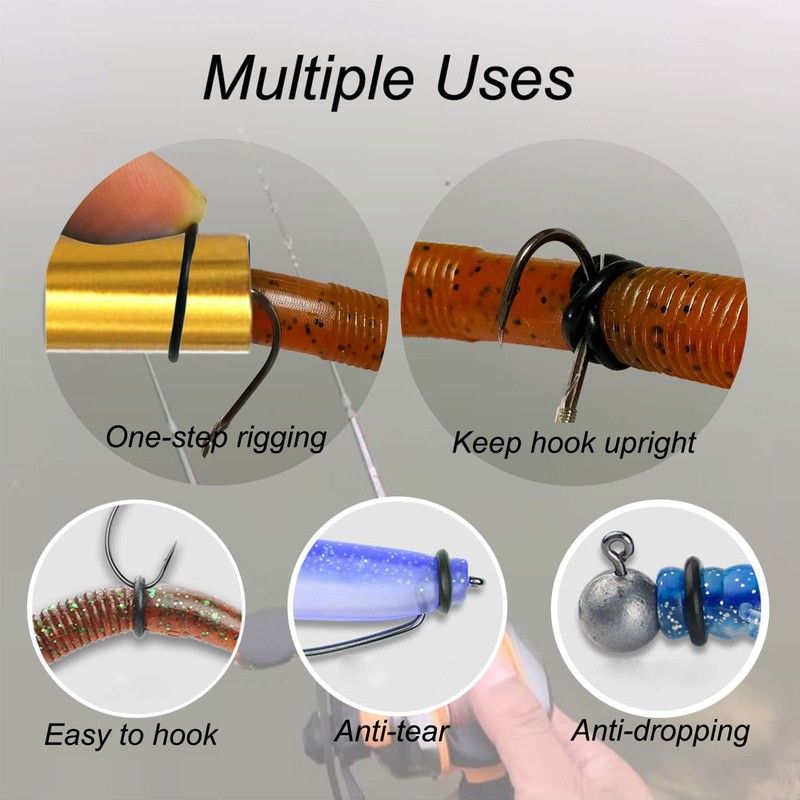 Wacky Rigging Tool, Fishing Bait Rigs, Wacky Rig Ring Tool