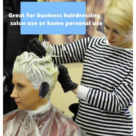 Ear cover, 1 pair hairdressing salon DIY treatments hair dye special black earmuffs beauty tool for hairdressing salon women spa