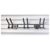 HandiWall 24" Locking 3-Hook Double Hook Slatwall Tool Storage Bar