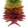 Kurt Adler 4-Foot Foil Rainbow Tree